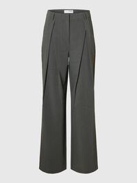 HIGH WAIST HOSE MIT WEITEM BEIN, Volcanic Ash, highres