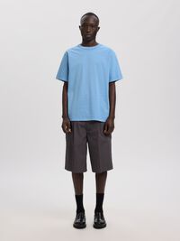 SHORT SLEEVED CREWNECK T-SHIRT, Allure, highres