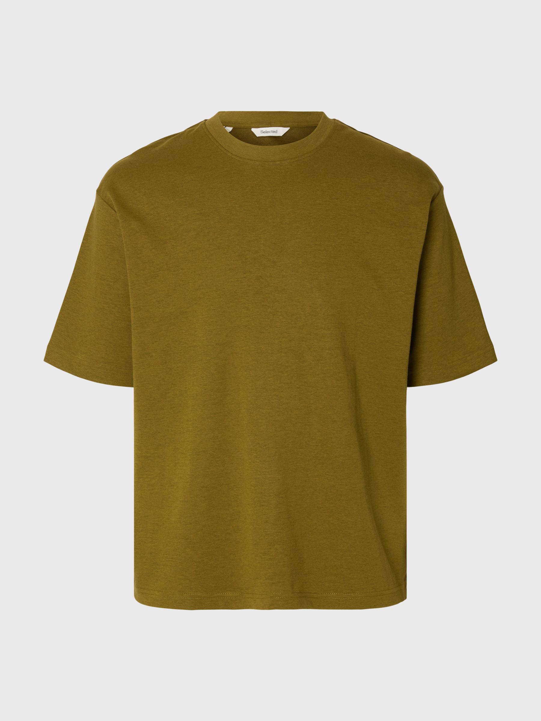 LOOSE FIT T-SHIRT, Fir Green, highres