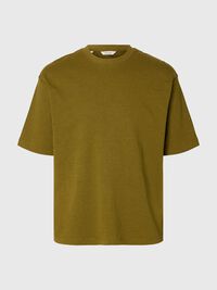 LOOSE FIT T-SHIRT, Fir Green, highres