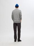 Selected 100% MERINO WOOL HALF-ZIP JUMPER, Medium Grey Melange, highres - 16094655_MediumGreyMelange_004.jpg