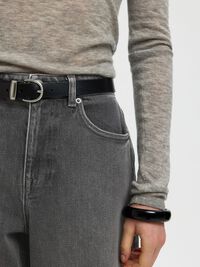 HIGH WAIST BARREL FIT JEANS, Medium Grey Denim, highres