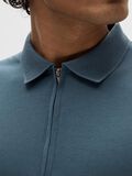 Selected ZIPPER POLO SHIRT, Bering Sea, highres - 16079026_BeringSea_006.jpg