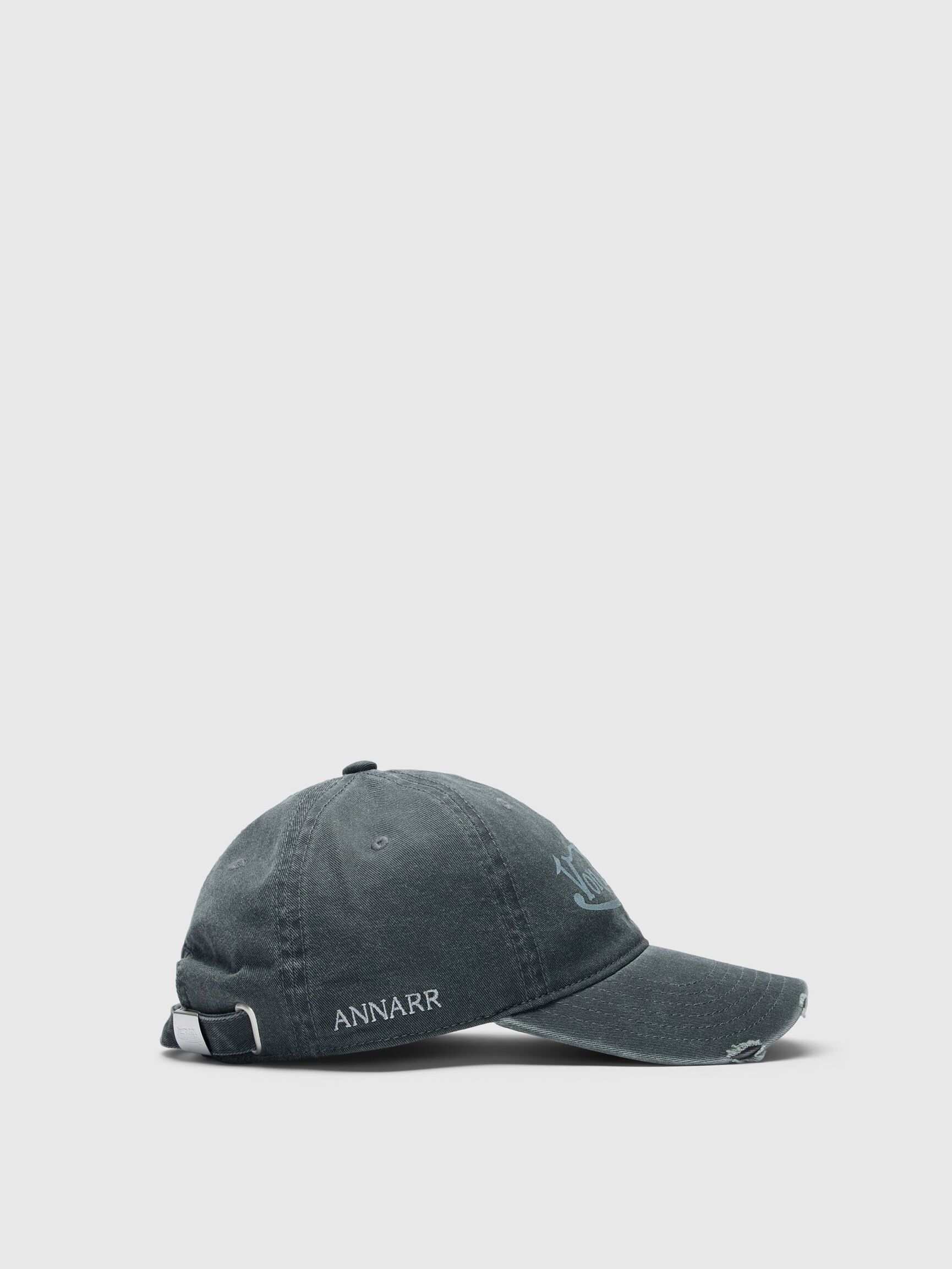 DISTRESSED CAP, Dark Grey, highres