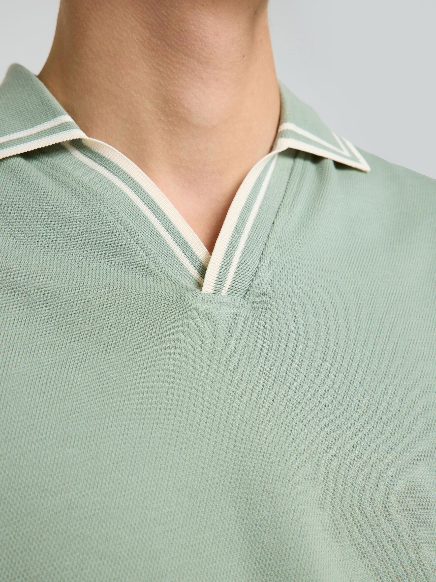SHORT SLEEVED POLO SHIRT, Iceberg Green, highres