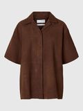 Selected 100% WILDLEDER KURZARMHEMD, Chestnut, highres - 16098034_Chestnut_001.jpg