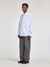 RELAXED FIT SHIRT, Light Blue, highres