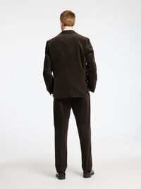 REGULAR FIT FLØJL DOBBELTRADET BLAZER, Morel, highres