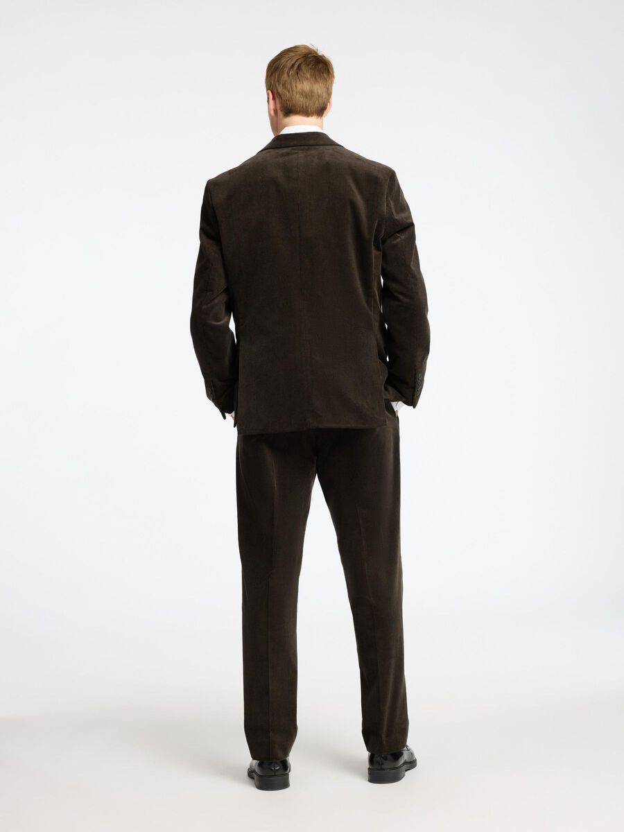 Selected REGULAR FIT CORDUROY DOUBLE-BREASTED BLAZER, Morel, highres - 16094866_Morel_1125979_004.jpg