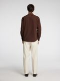 Selected LONG-SLEEVED LINEN BLEND SHIRT, Coffee Bean, highres - 16079054_CoffeeBean_004.jpg