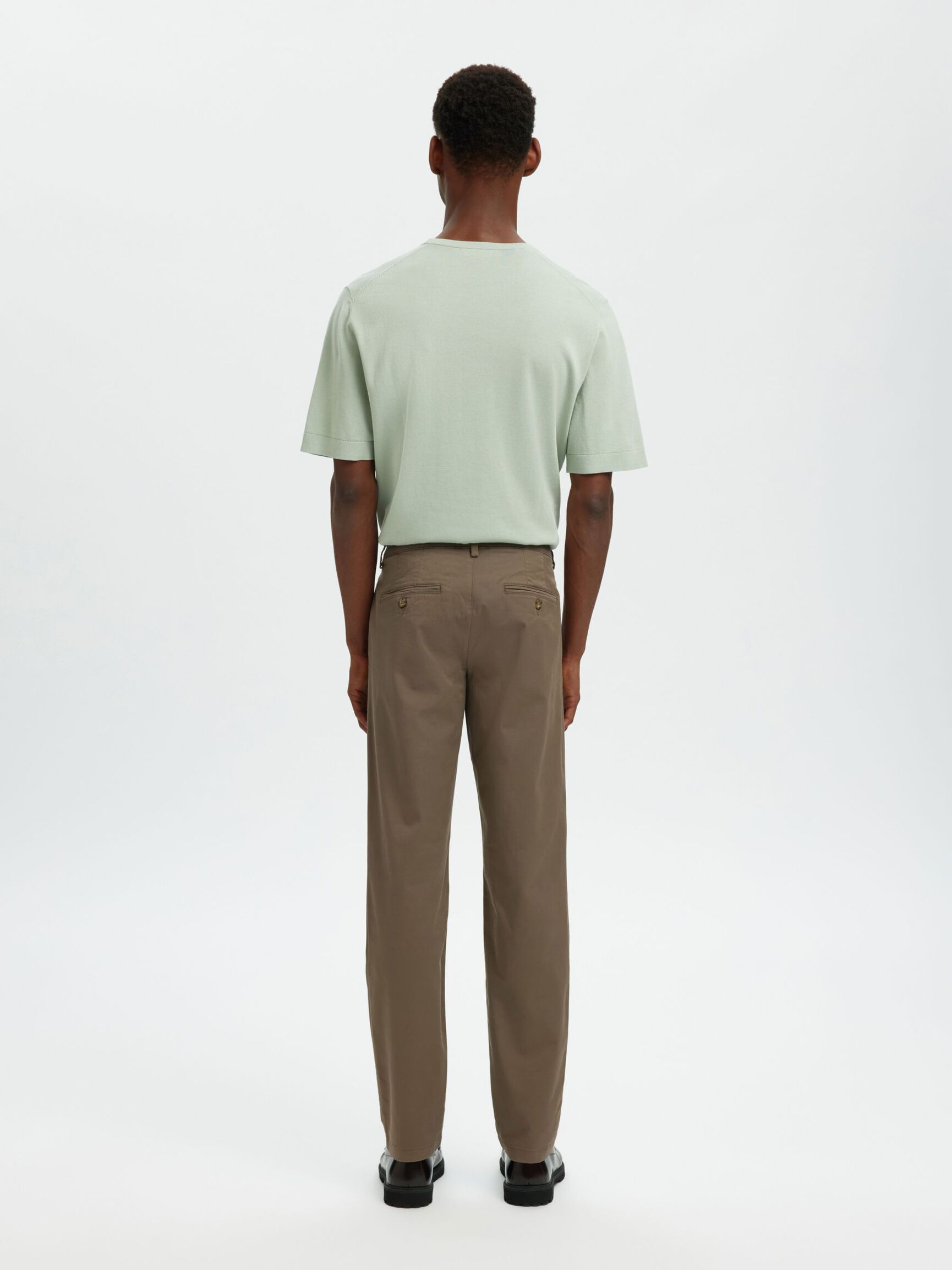 175 SLIM FIT FLEX CHINOS, Morel, highres