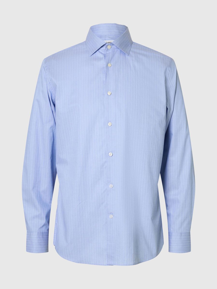 Selected BUSINESS SLIM FIT HEMD, Chambray Blue, highres - 16098305_ChambrayBlue_1200839_001.jpg