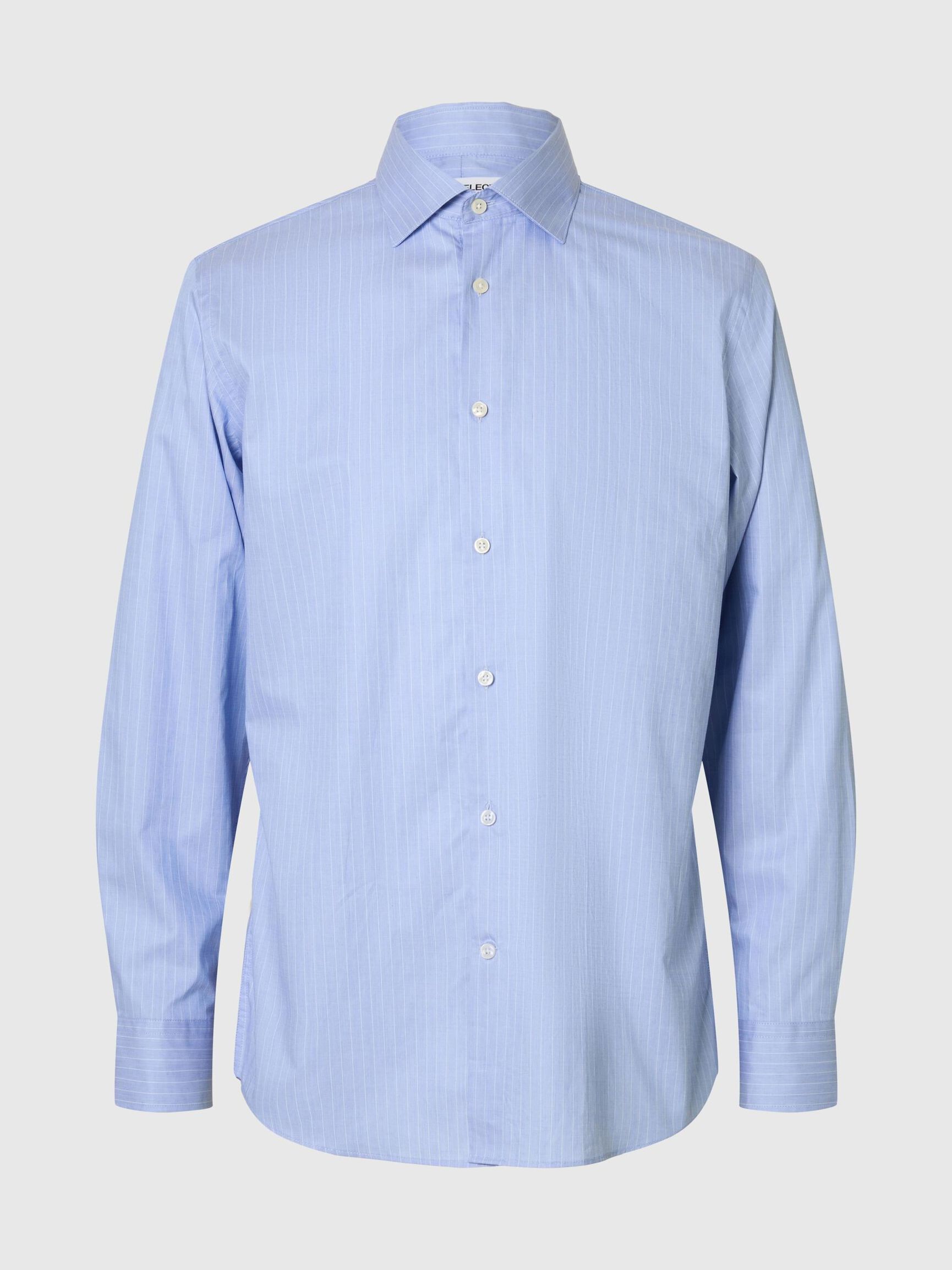 FORMELL SLIM FIT SKJORTE, Chambray Blue, highres