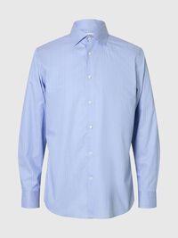 FORMELL SLIM FIT SKJORTE, Chambray Blue, highres