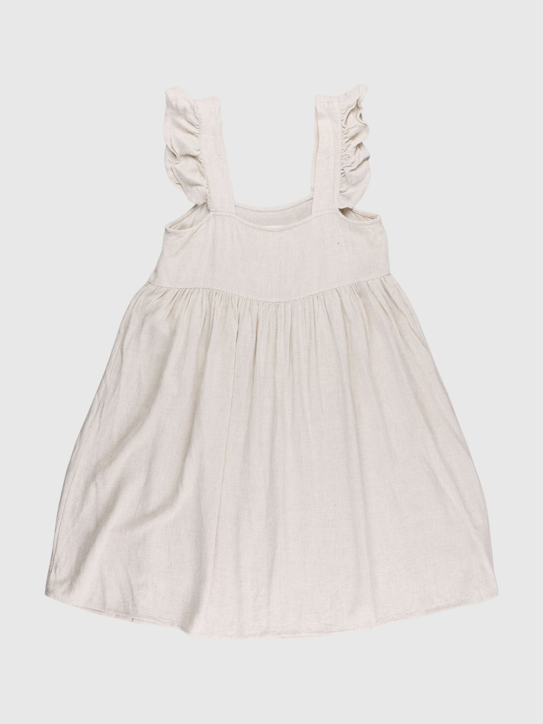 SLEEVELESS MINI DRESS, Sandshell, highres