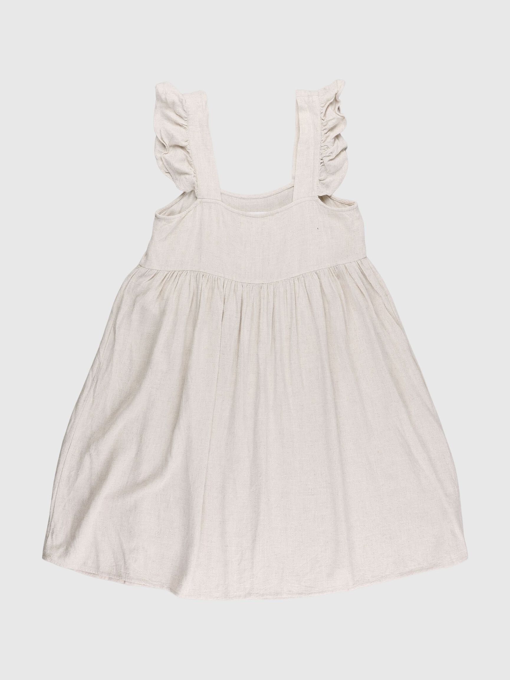 SLEEVELESS MINI DRESS, Sandshell, highres