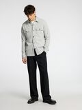 Selected KLASSISCHES OVERSHIRT, Light Grey Melange, highres - 16085115_LightGreyMelange_008.jpg