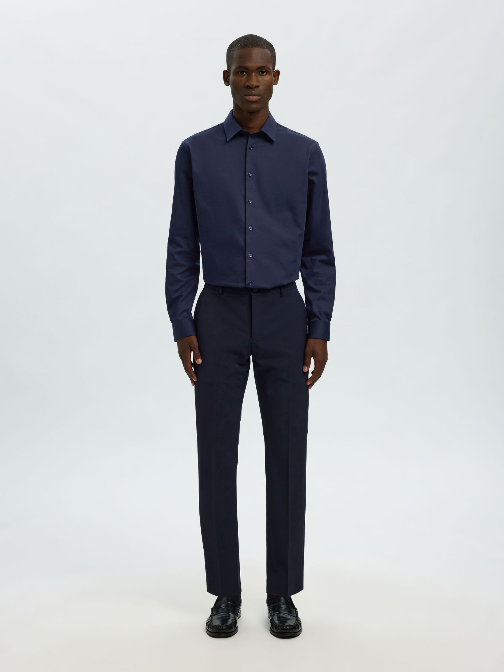 SLIM FIT HEMD, Sky Captain, highres