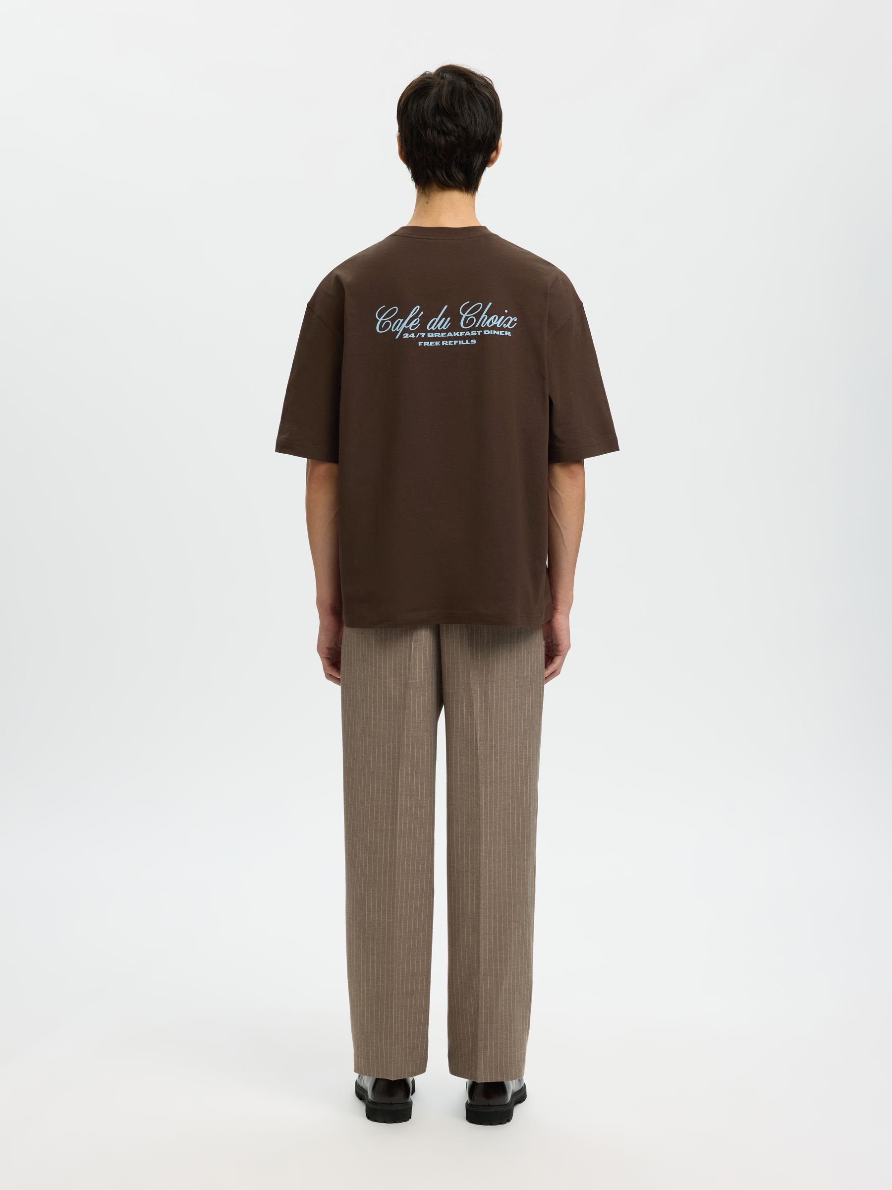 PRINTED CREWNECK T-SHIRT, Delicioso, highres