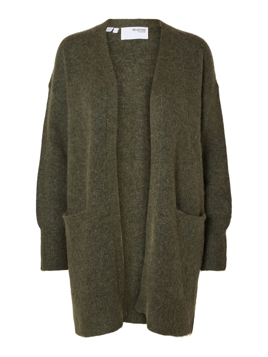 Selected DISEÑO LARGO CHAQUETA DE PUNTO, Kalamata, highres - 16085216_Kalamata_943683_001.jpg