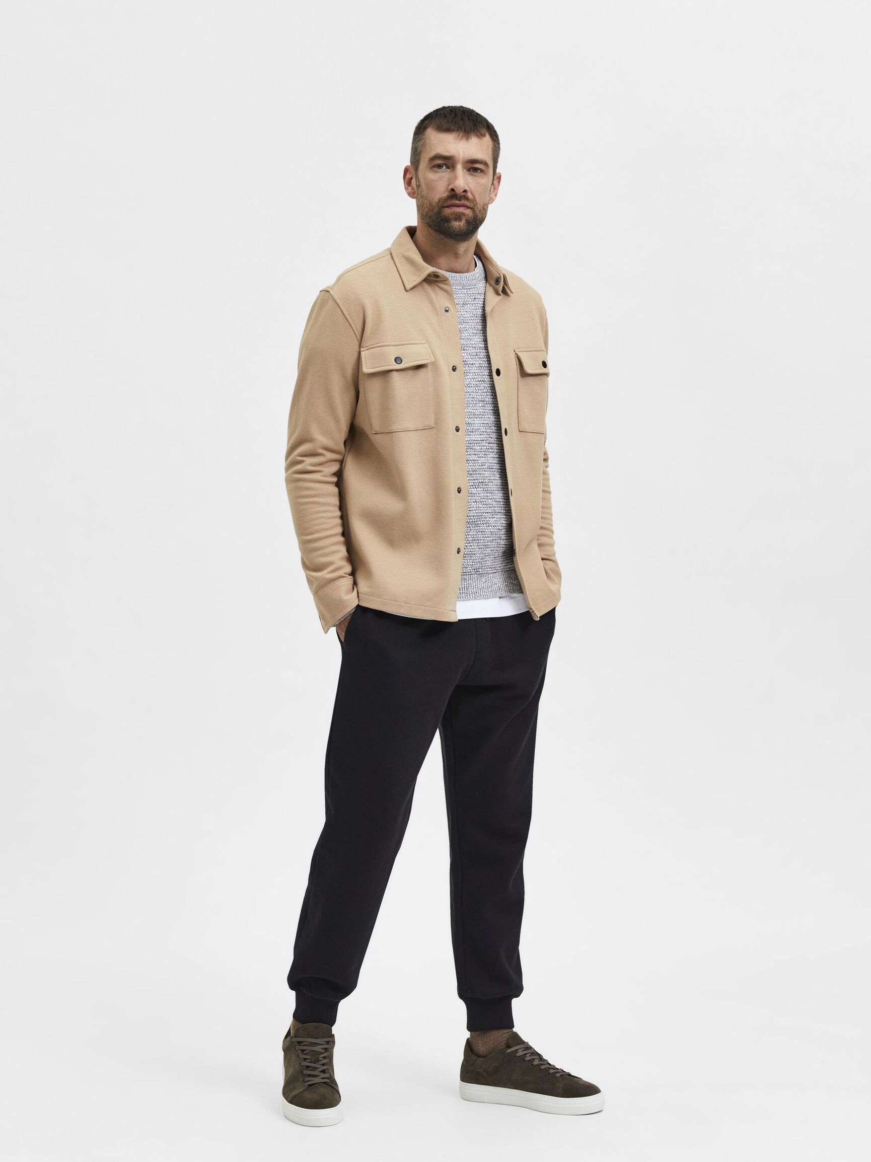 CLASSIC OVERSHIRT, Incense, highres