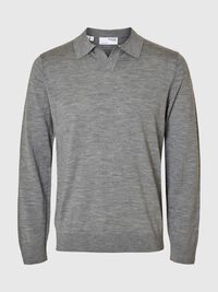 NEULOTTU PIKEEPAITA, Medium Grey Melange, highres