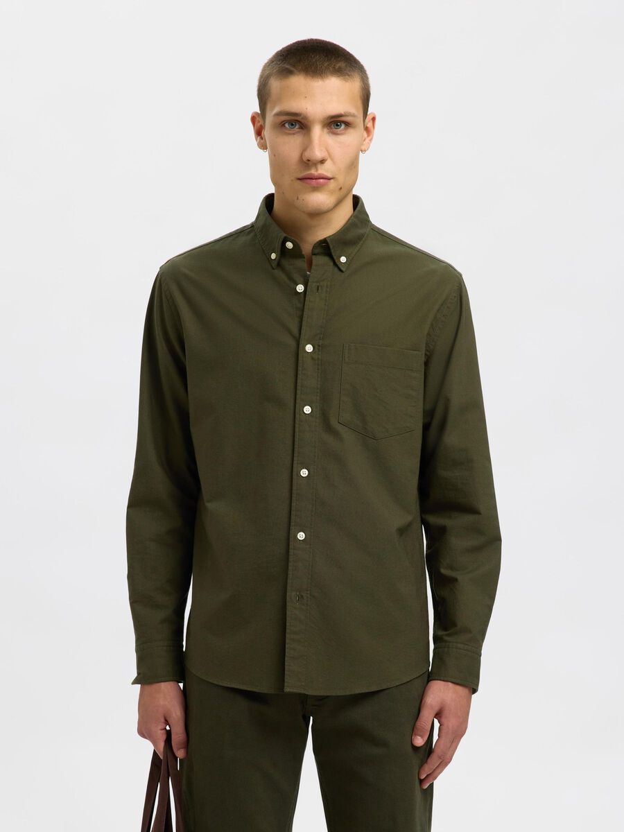 Product tile image - OXFORD SHIRT, Forest Night | 16077359_ForestNight_1201171