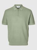 Selected ZIP UP POLO SHIRT, Iceberg Green, highres - 16096388_IcebergGreen_001.jpg
