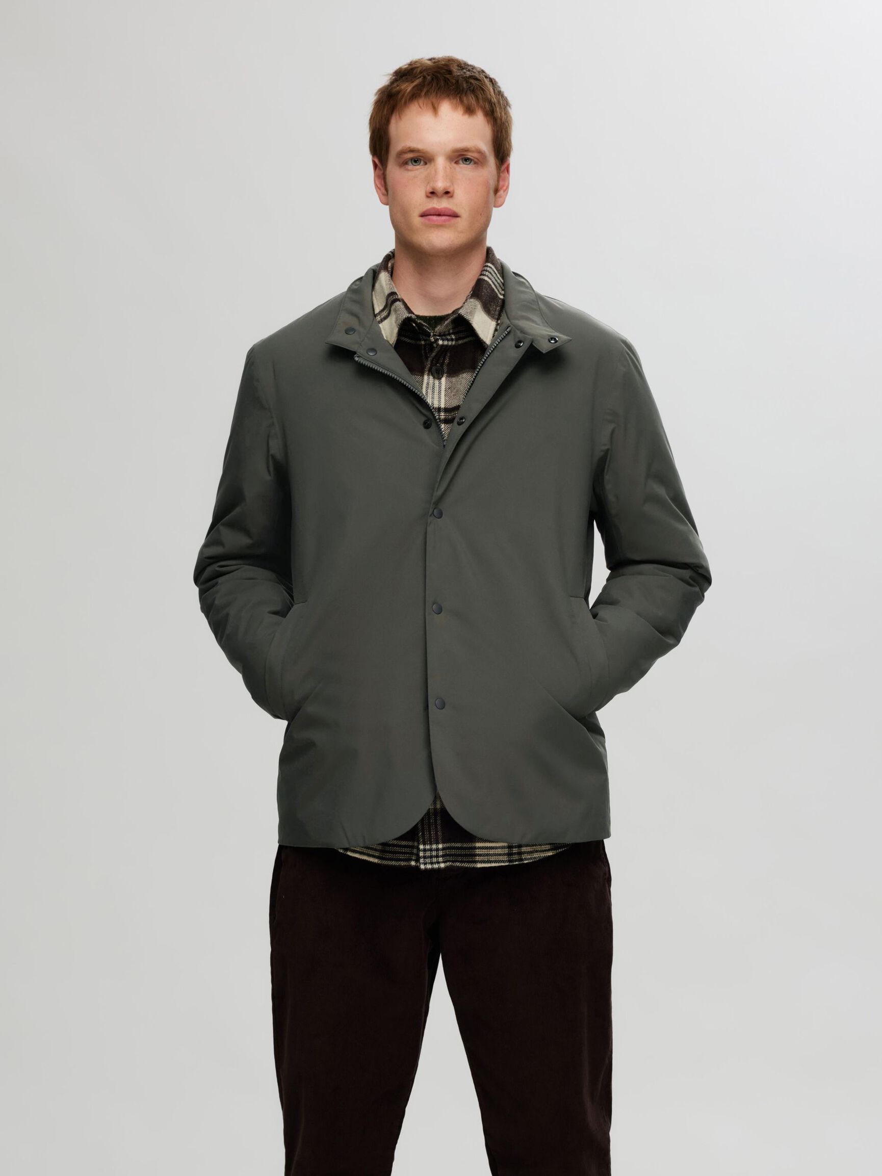 WATER REPELLENT LIGHTWEIGHT JACKET, Kambaba, highres