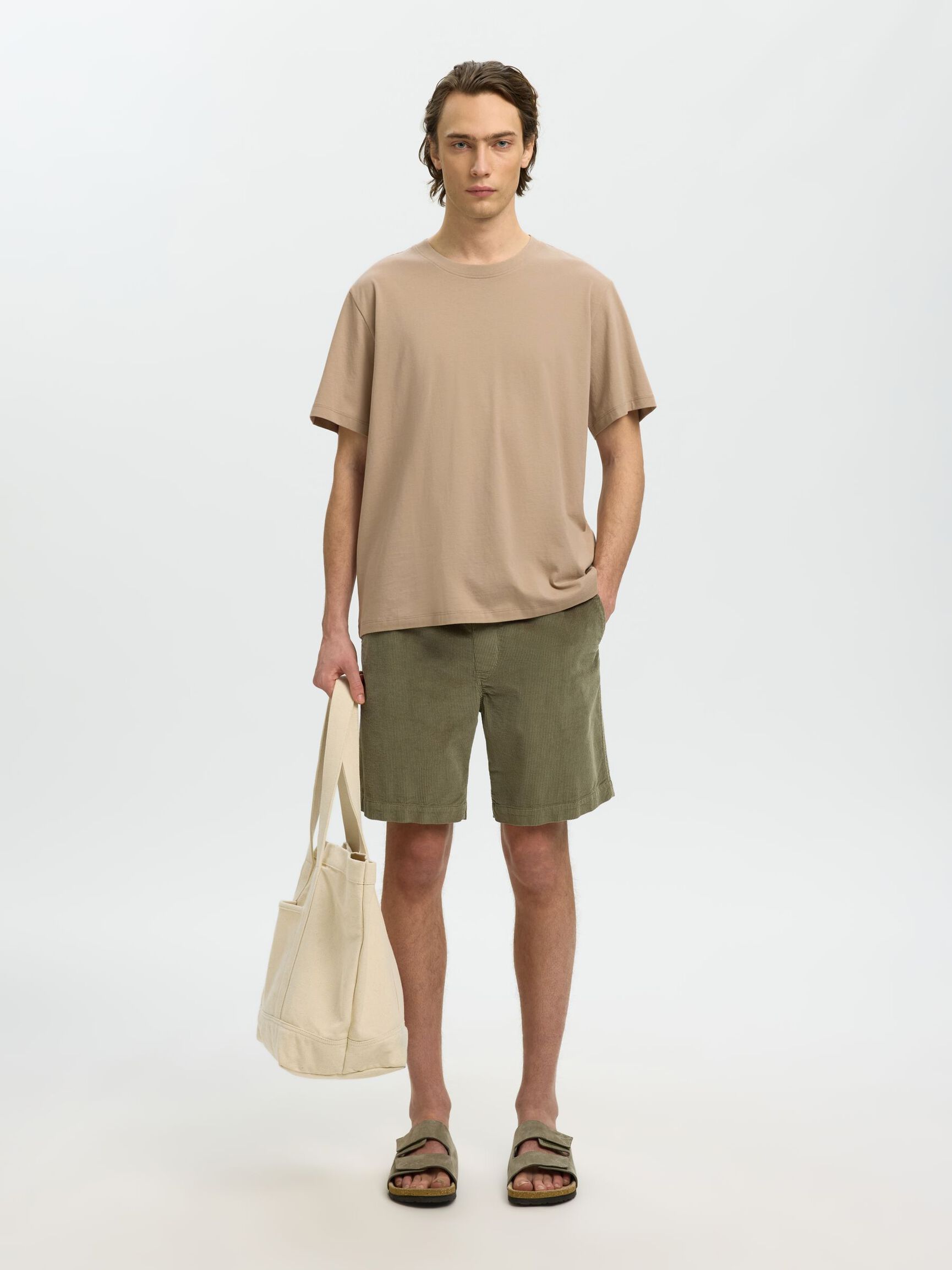 REGULAR T-SHIRT, Savannah Tan, highres