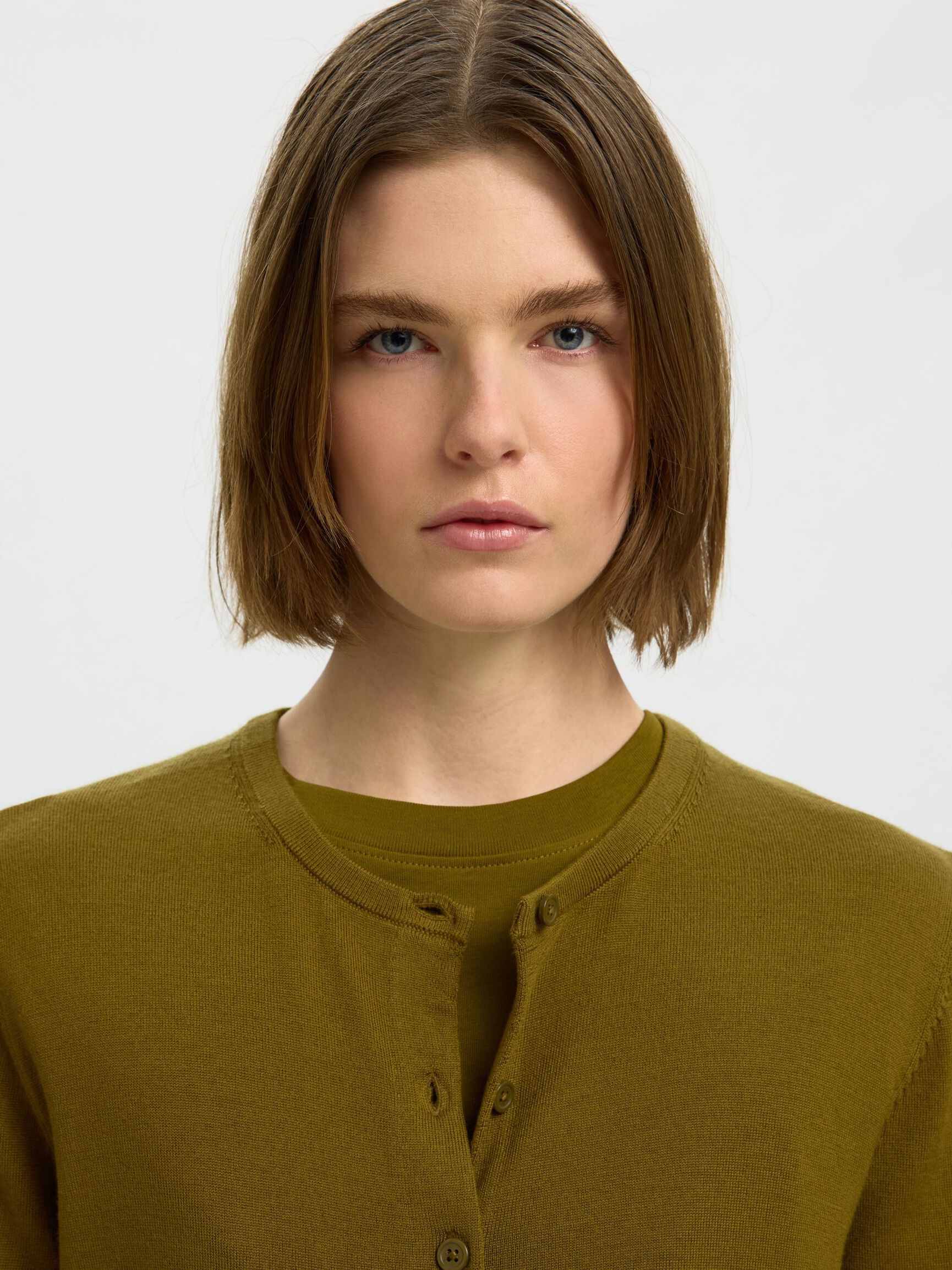 CARDIGAN, Fir Green, highres
