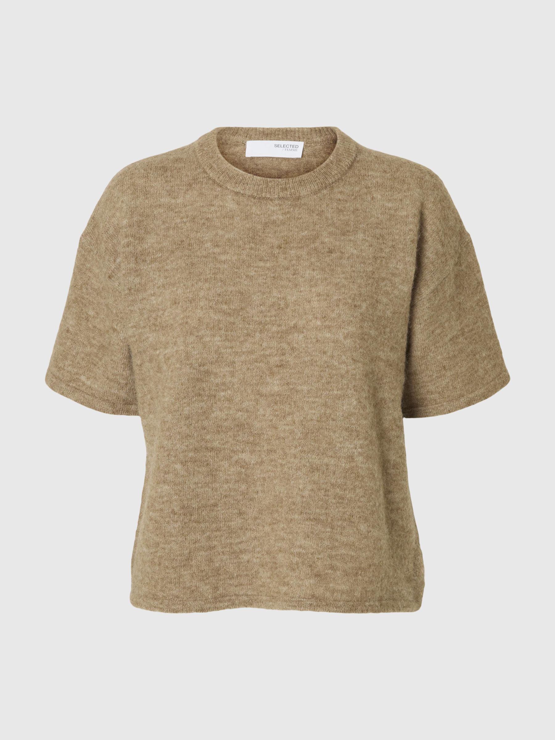 WOLLMIX STRICKPULLOVER, Sepia Tint, highres