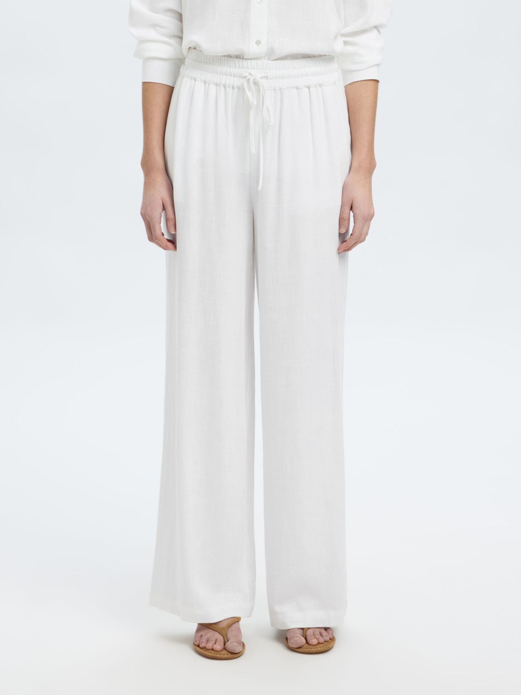 VISCOSEMIX BROEK, Snow White, highres
