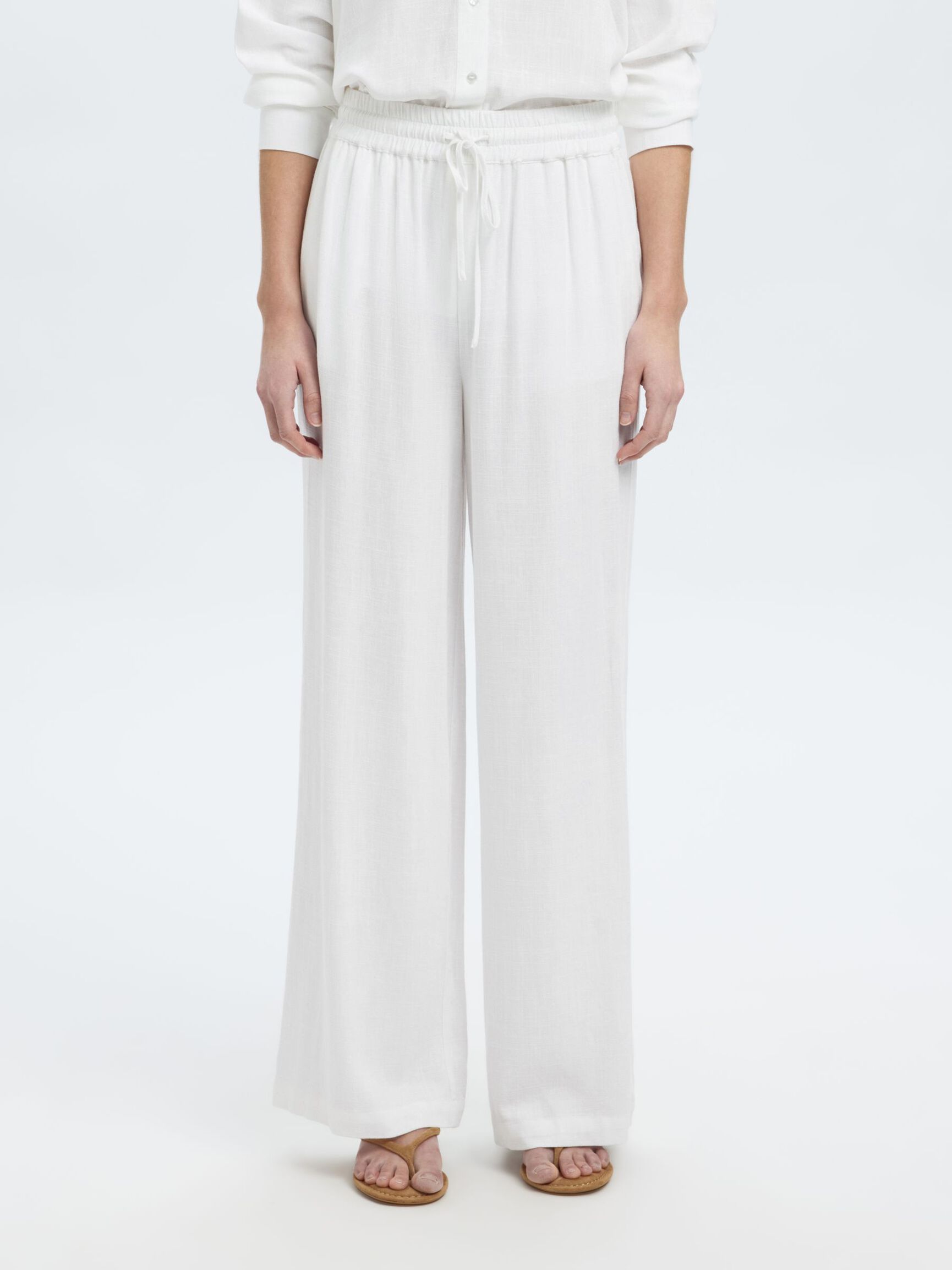 VISKOSEBLANDING BUKSER, Snow White, highres