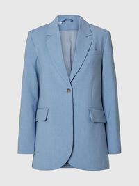 VISKOSEMIX OVERSIZE-BLAZER, Endless Sky, highres