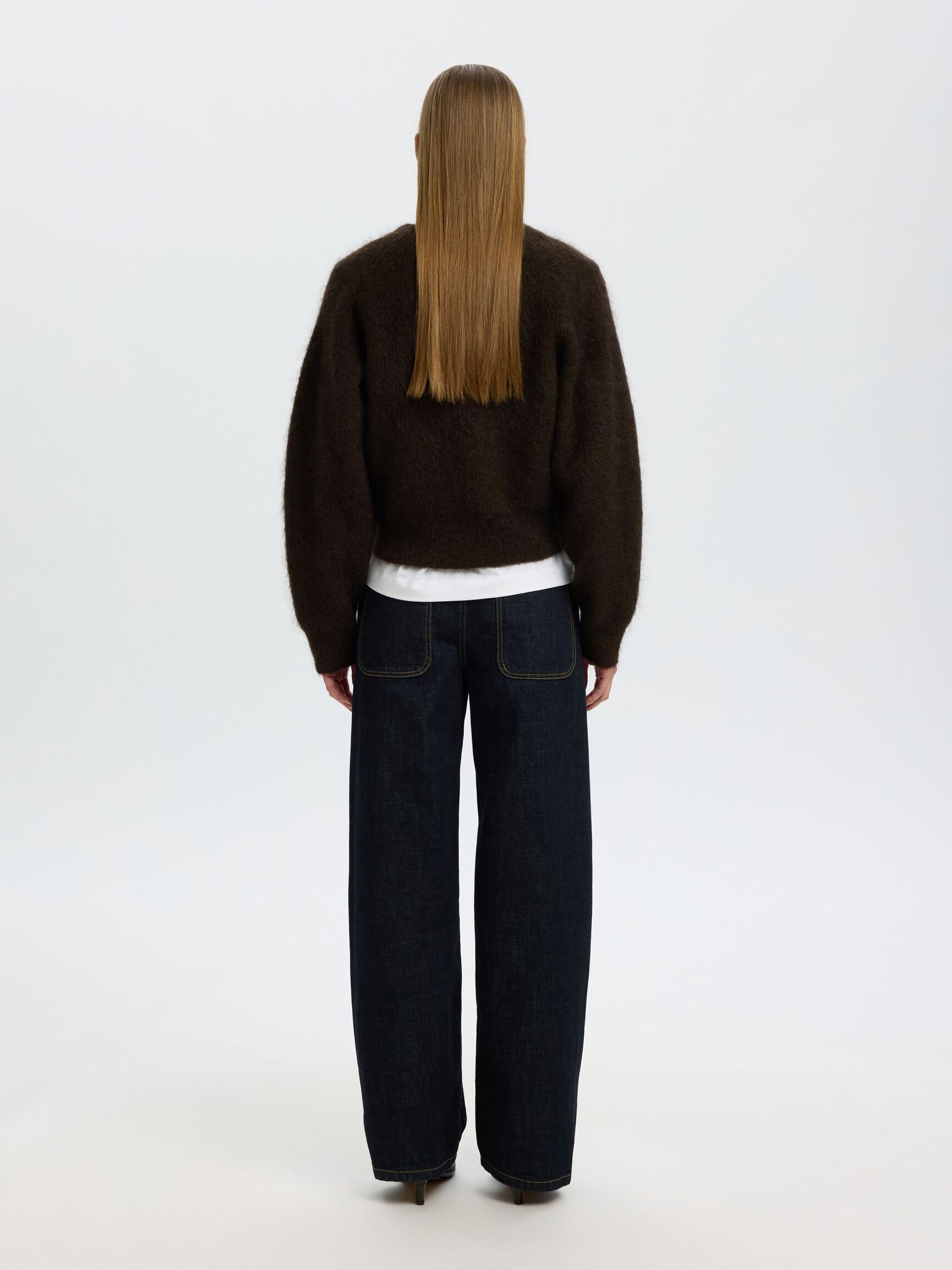 MOHAIRBLANDING STRIKTRØJE, Delicioso, highres