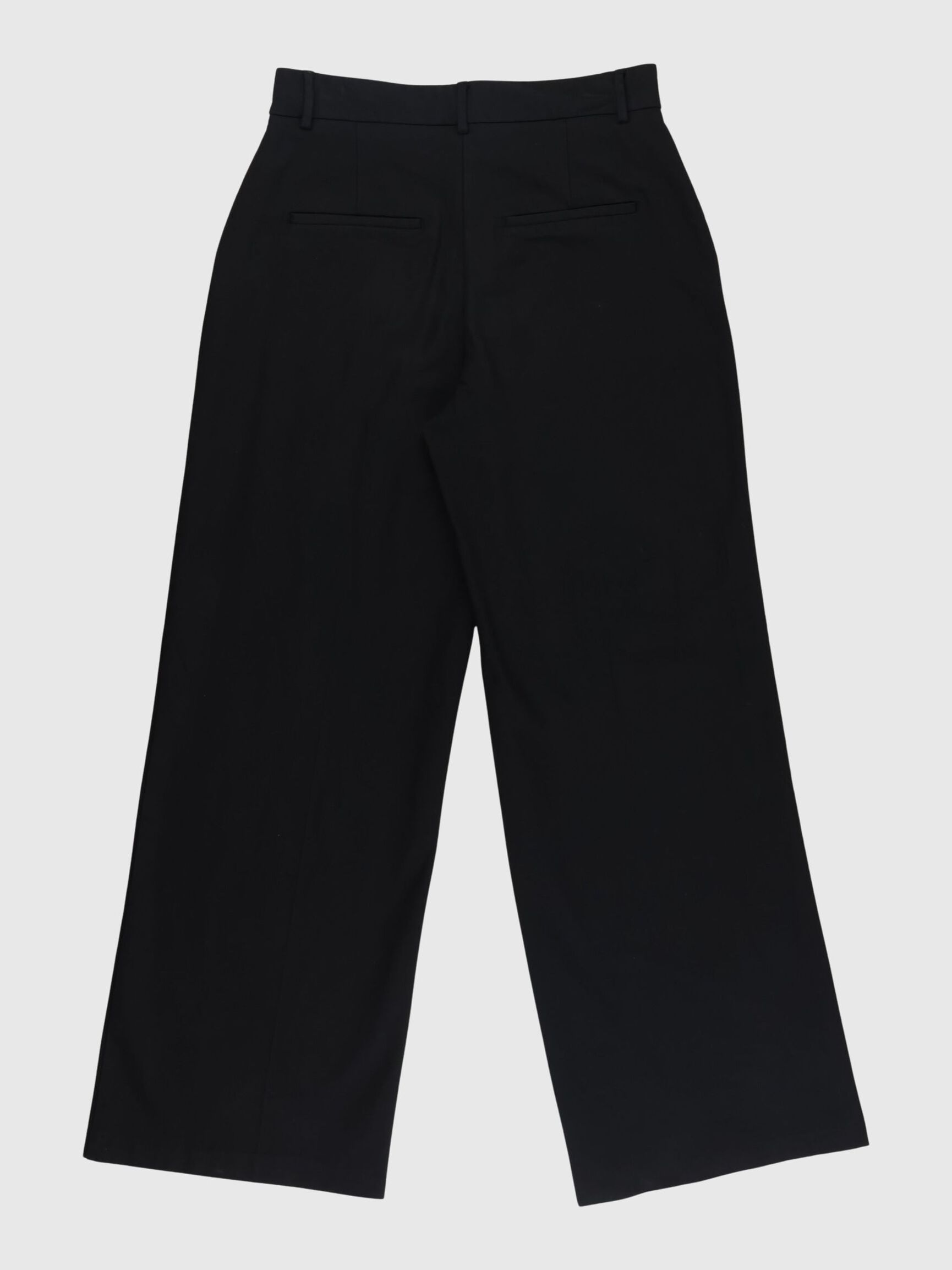 KLASSISCHE HOSE MIT WEITEM BEIN, Black, highres