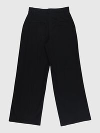KLASSISCHE HOSE MIT WEITEM BEIN, Black, highres