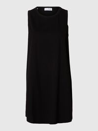 MINI KLEID OHNE ÄRMEL, Black, highres