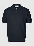 Selected ZIP UP POLO SHIRT, Sky Captain, highres - 16096388_SkyCaptain_001.jpg