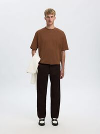196 STRAIGHT FLEX CHINOS, Chocolate Torte, highres