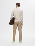 Selected VISCOSEMIX HALVE RITS SWEATSHIRT, Pure Cashmere, highres - 16094477_PureCashmere_004.jpg