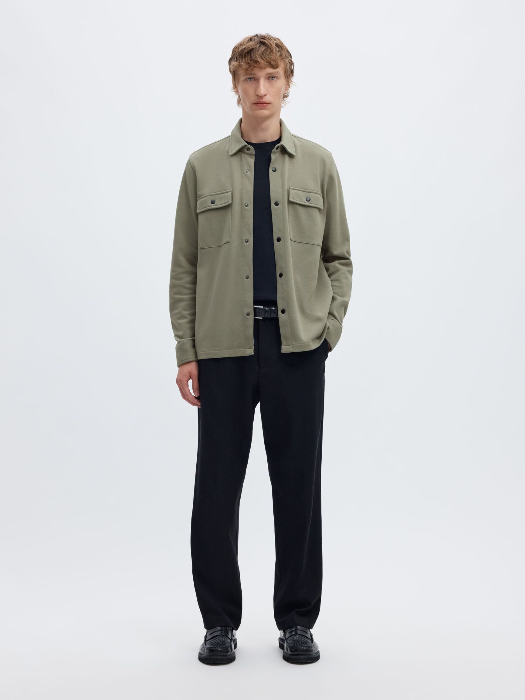 CLASSIC OVERSHIRT, Vetiver, highres