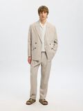 Selected LINEN BLEND SUIT TROUSERS, Oatmeal, highres - 16097643_Oatmeal_1183374_008.jpg