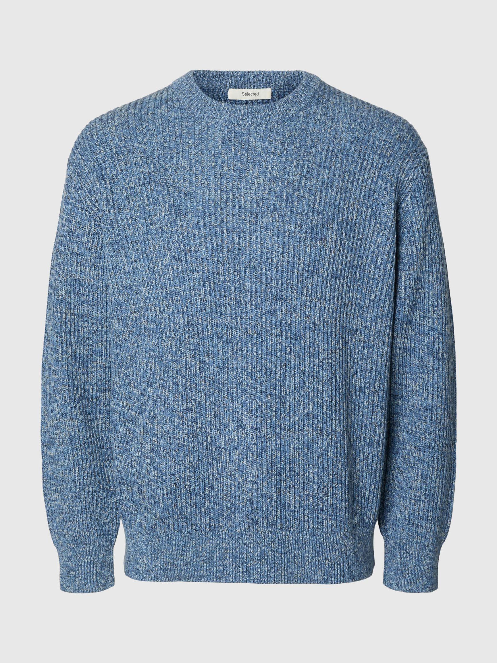 100% COTTON PULLOVER, Blue Horizon, highres