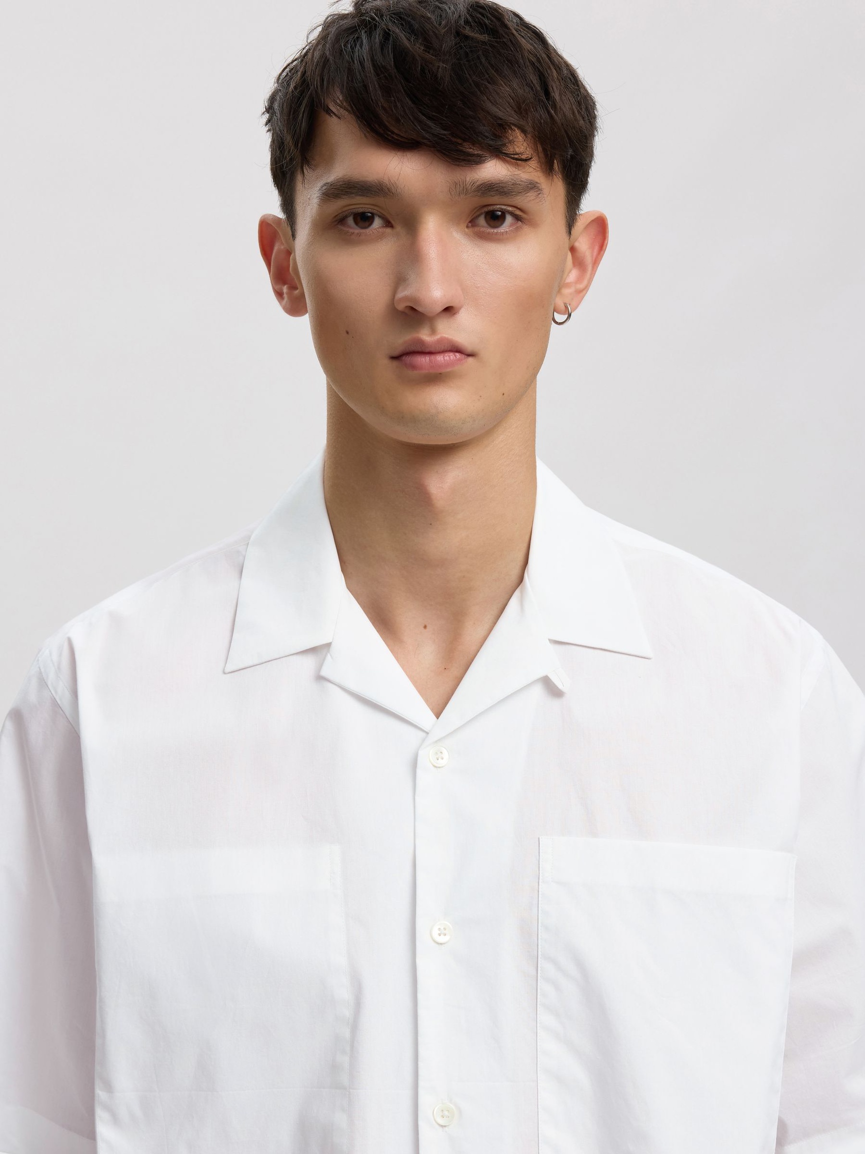 KOSZULA Z KRÓTKIM RĘKAWEM, Brilliant White, highres