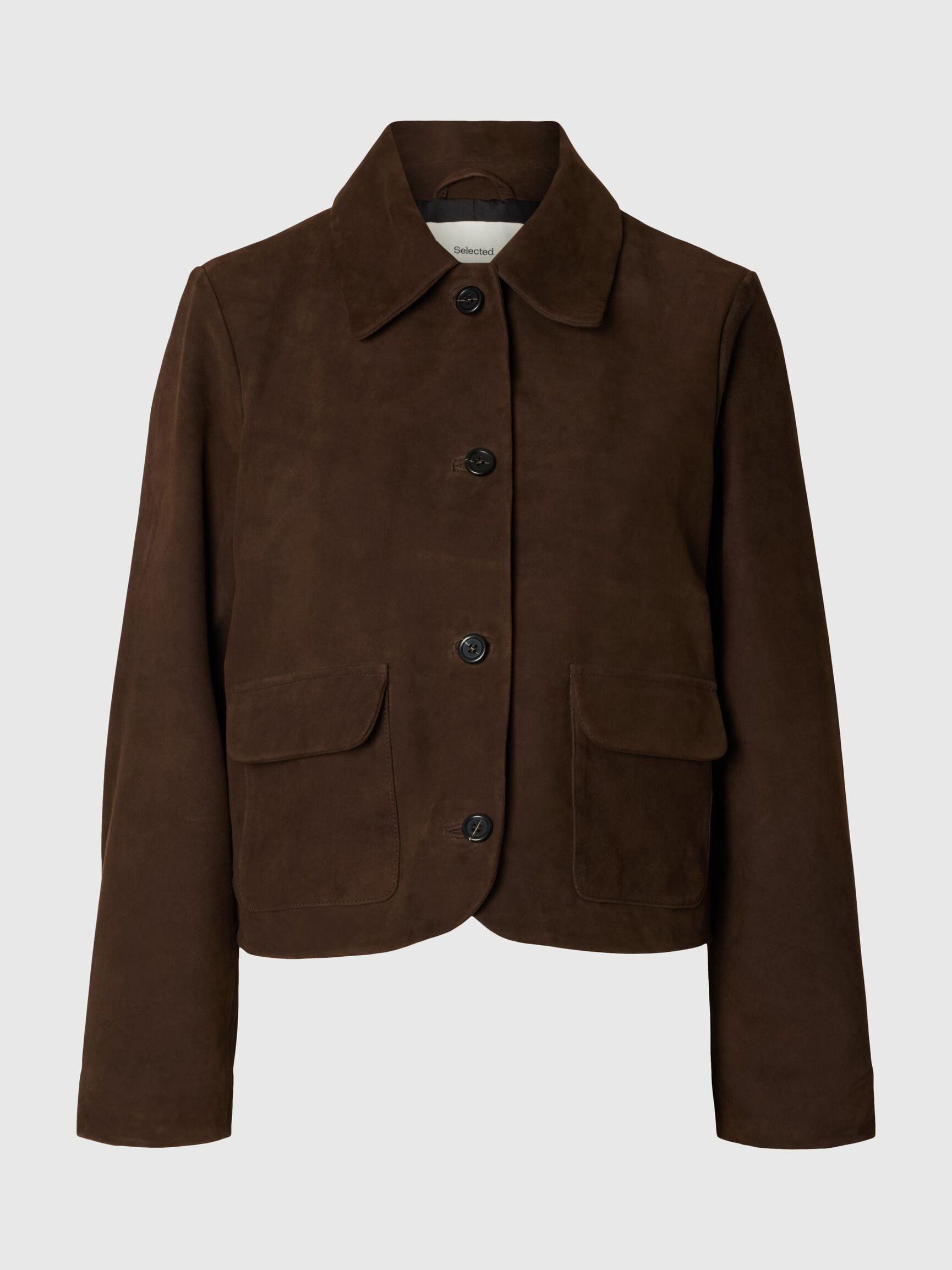100% SUEDE JACKET, Delicioso, highres