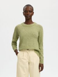 WOOL BLEND JUMPER, Lint, highres