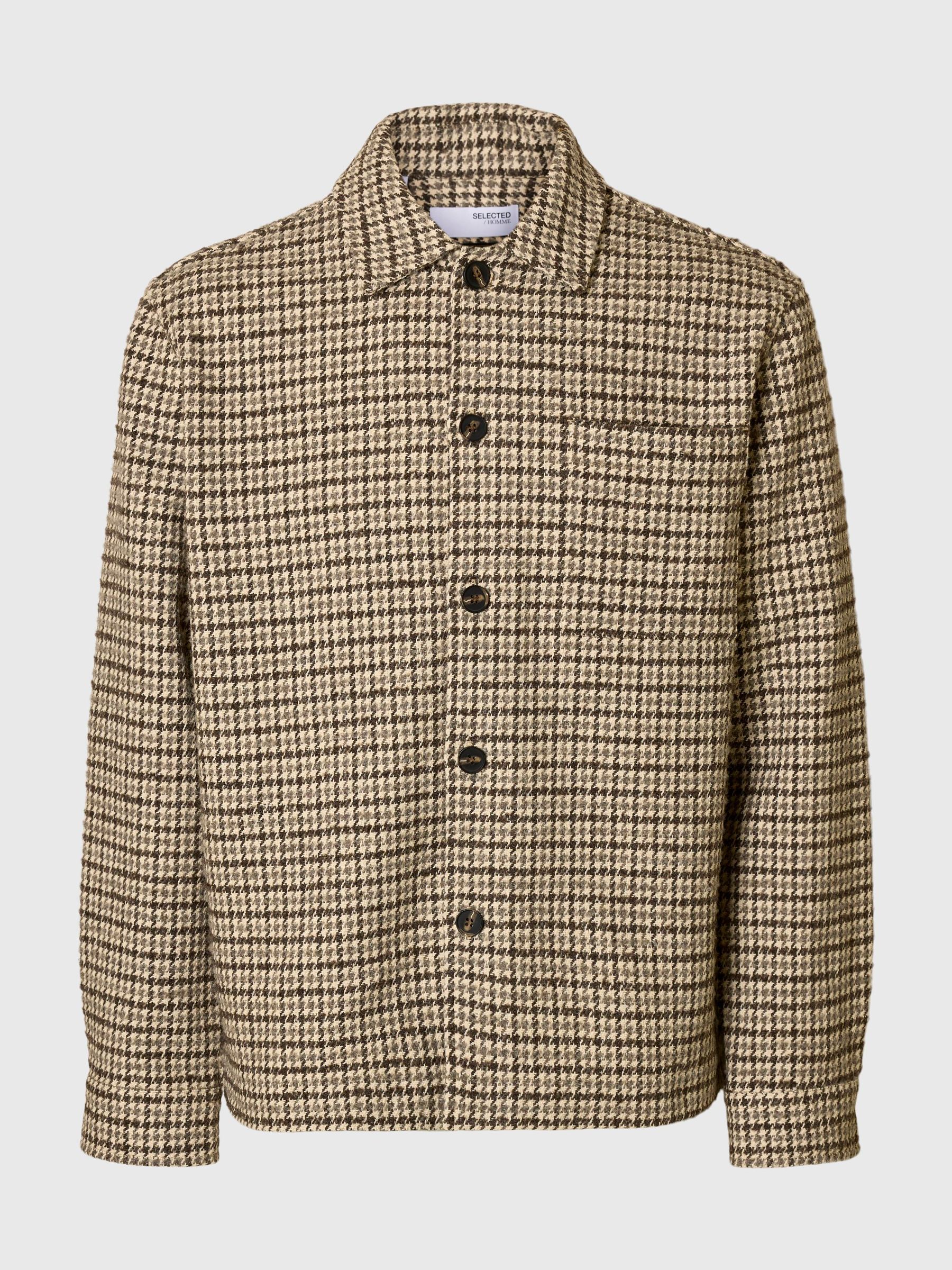 WOLLMIX OVERSHIRT, Egret, highres