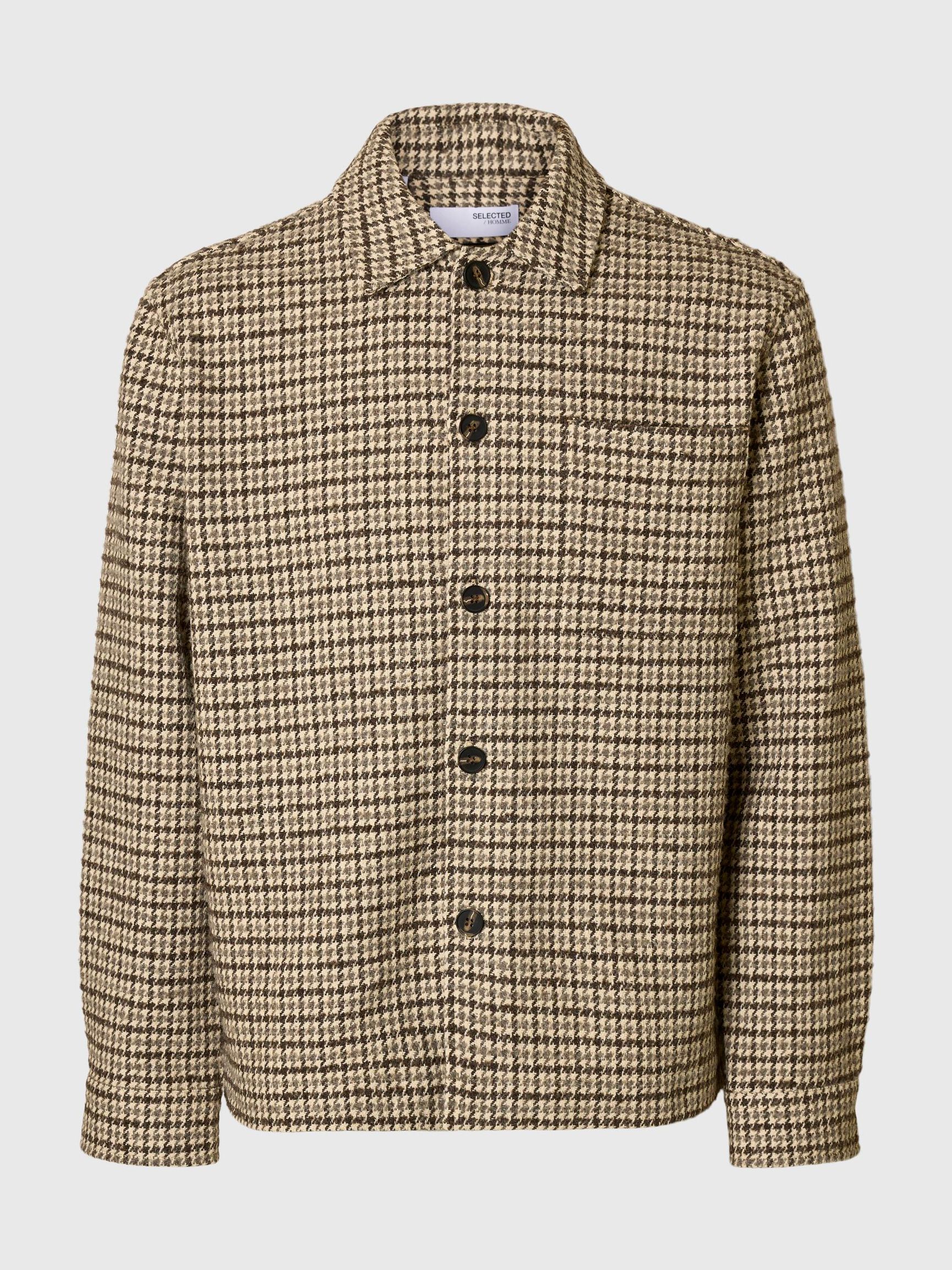 WOLLMIX OVERSHIRT, Egret, highres